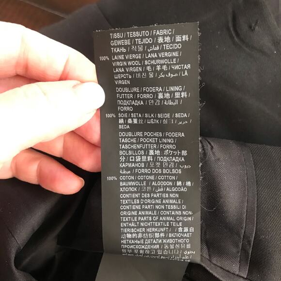 Saint Laurent Black Blazer Tailored Suit Jacket - Picture 15 of 15